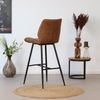 Bronx71 Barhocker Microfaser Morris cognac 71 cm Bild 4