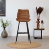 Bronx71 Barhocker Microfaser Morris cognac 71 cm Bild 3