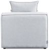 HOME DELUXE Modulares Sofa Mittelsofa VERONA - 120 x 87 cm Hellgrau Bild 3