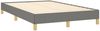 vidaXL Boxspringbett mit Matratze, Holzwerkstoff dunkelgrau, 120x190 cm Bild 4