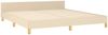 Doppelbett mit Kopfteil Stoff Creme 180x200 cm [3125321] Bild 5