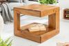 riess-ambiente Couchtisch GIANT 45cm natur - Mangoholz, Massiv, mit Ablagefach, honey finish, Eckiger Beistelltisch - ideal für Wohnzimmer, Schlafzimmer oder Lofts Bild 3