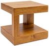 riess-ambiente Couchtisch GIANT 45cm natur - Mangoholz, Massiv, mit Ablagefach, honey finish, Eckiger Beistelltisch - ideal für Wohnzimmer, Schlafzimmer oder Lofts Bild 2