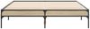 vidaXL Bettgestell Sonoma-Eiche 140x190 cm Holzwerkstoff und Metall 845037 Bild 4