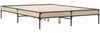 vidaXL Bettgestell Sonoma-Eiche 140x190 cm Holzwerkstoff und Metall 845037 Bild 3