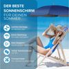 Styngard Sonnenschirm Stuhl Sonnenschirm für Liegestuhl mit UV Schutz 50+/120 cm Durchmesser Bild 4