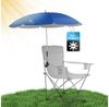 Styngard Sonnenschirm Stuhl Sonnenschirm für Liegestuhl mit UV Schutz 50+/120 cm Durchmesser Bild 2