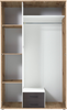 Kleiderschrank Chico / Chicago, Holzwerkstoff, Holzfarben, 120 x 196 x 54 cm Bild 3