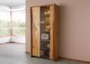 Vitrine Wildeiche 105x45x204 natur geölt PURE OAK #106 Bild 2