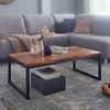 Wohnling Couchtisch, Massivholz / Metall Sheesham, 110 x 40 x 60 cm Bild 3