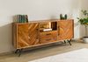 Sideboard Altholz 180x40x81 natur lackiert AVIGNON #111 Bild 3