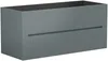 Vente-unique - PAVANI Waschbeckenmöbel Holz, Platte Grau - B 45,5 cm x H 55 cm x L 120 cm Bild 3