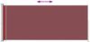 vidaXL Seitenmarkise Ausziehbar 180x500 cm Rot 313410 Bild 3