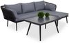 Outdoor Gartenlounge-Set Lounge-Set outdoor SUNERA 3-tlg BHT 225x75x145 cm grau Gartenset Bild 1