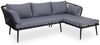 Outdoor Gartenlounge-Set Lounge-Set outdoor SUNERA 3-tlg BHT 225x75x145 cm grau Gartenset Bild 2