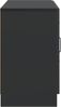 vidaXL Sideboard Schwarz 89 x 34,5 x 57 cm Holzwerkstoff 895806 Bild 5