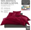 Bettwaesche-mit-Stil Mako-Satin Spannbettlaken pink 70x200cm Bild 2