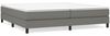 vidaXL Polsterbett, Stoff, 25,0 cm, Dunkelgrau, 200x200 cm Bild 2