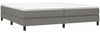 vidaXL Polsterbett, Stoff, 25,0 cm, Dunkelgrau, 200x200 cm Bild 3