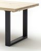 Esszimmertisch Rockford |180x90 | Wildeiche massiv | U-Gestell Bild 2