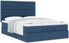vidaXL Ottoman-Bett mit Matratze Blau 140x190 cm Stoff 3313326 Bild 5