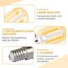 ZMH 4er-Pack E14 LED-Lampen, warmweiß, Vintage-Lampen, T22, 2 W, Retro-Edison-Fassung, 2700 K, energiesparend, nicht dimmbare Lampe Bild 3