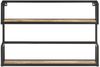 vidaXL Wandregal 60 x 20 x 60 cm Raues Mangoholz Bild 2