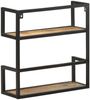 vidaXL Wandregal 60 x 20 x 60 cm Raues Mangoholz Bild 5
