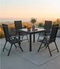 Outdoor Gartentisch DALLAS, Ausziehbar, Anthrazit, Aluminium, PSPC, B 90/180 x H 76 x T 90 cm Bild 2