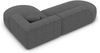 Couch Monterola Lounge L Form in Samtstoff - Bouclestoff - graphite - Rechts Bild 4