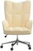 vidaXL Relaxsessel Cremeweiß Samt [328170] Bild 3
