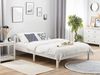 Holzbett weiß Lattenrost 160x200 cm FLORAC Bild 3