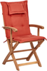 Gartentisch Set MAUI II Akazienholz 160 220x100x74 cm Dunkelrot Bild 5