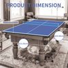 LVHOM Tischtennisplatte Auflage 243x121cm, Klappbarer Tischtennis Aufsatz ohne Untergestell, 12mm MDF Platte, Blau Bild 2