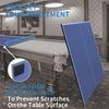 LVHOM Tischtennisplatte Auflage 243x121cm, Klappbarer Tischtennis Aufsatz ohne Untergestell, 12mm MDF Platte, Blau Bild 3