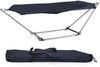 Hängematten Blau 2er SET, faltbar Ständer & Tragetasche, bis 150 kg Bild 2