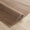 Vimoda Teppich Wohnzimmer Boho Design dünn kurzflur teppich, Rechteckig, Höhe: 6 mm, Hoch Tief Effekt 3D Teppich, in Creme, Grau &Taupe Läufer Schlafzimmer Bild 3