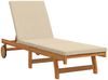 vidaXL Sonnenliege 1-Person 2 pcs Braun Massivholz Akazie 3325202 Bild 4
