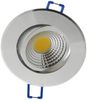 LED-Einbauleuchte "COB-5", 5W, 420lm ALU, 3000K, 75°, Ø85xT47mm, Rahmen chrom Bild 2