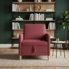 vidaXL Sofa mit Stauraum Weinrot 72 x 78 x 87 cm Polyester 42036866 Bild 3