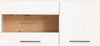 Hängevitrine San Remo / Salerno, Holzwerkstoff, Weiß, Holzfarben, 120 x 54 x 35 cm Bild 2