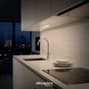 Oktaplex lighting LED Unterbauleuchte Aluminium Unterschrankleuchte Küche 40cm 435lm 6W, LED, warmweiß, 3000K Unterschranklampe Alu Küche mit Schalter Bild 3