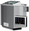 Karibu Sauna Adelina ohne Dachkranz + 9kW BIO-Kombiofen mit ext. Steuerung Easy Bild 2