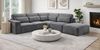 Sofa Pargola in grau L-Form 305 x 281 cm Bild 2