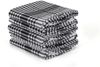 Waschhandtuch-Set (10-teilig), 'Potikareli', Schwarz, Weiß Bild 2
