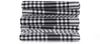 Waschhandtuch-Set (10-teilig), 'Potikareli', Schwarz, Weiß Bild 3