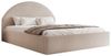 Goldstoff Polsterbett Elegantes Bett "ARCADIA" - von 120 bis 200x200 cm (Stauraumbett, Doppelbett), Luxuriöses Bett mit Stauraum und gepolstertem Kopfteil Bild 4