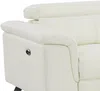 Vente-unique - BREYT Sofa Leder Weiß - B 108 cm x H 77 cm x L 220 cm Bild 3