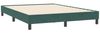 vidaXL Boxspringbett ohne Matratze Dunkelgrün 140x210 cm Samt 3315828 Bild 3