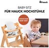 Hauck Hochstuhl Beta Plus Natural, Kinderhochstuhl mit Essbrett, Sitzauflage, Baby-Sitz, Sitzpad & Rollen Bild 3